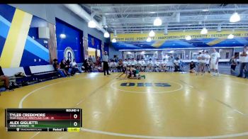 113 lbs Round 4 (8 Team) - Tyler Creekmore, Team Osceola Wrestling Club vs Alex Giglietti, Viera Hammers