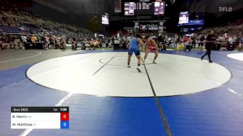 182 lbs Cons 16 #2 - Brice Henry, Missouri vs Max Matthias, Wisconsin