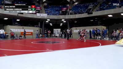 120 lbs Cons. Round 3 - Brianna Carbajal, Unattached vs Myla Reyes, Unattached