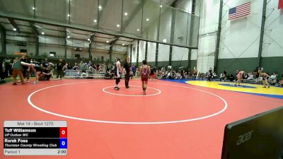 144 lbs Cons. Semis - Tuff Williamson, UP Outlaw WC vs Rorek Foss, Thurston County Wrestling Club