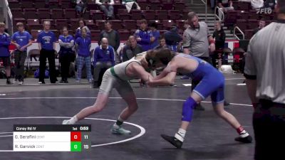 160 lbs Consy Rd Iv - Gino Serafini, Central Mountain vs Ryan Garvick, Central Dauphin