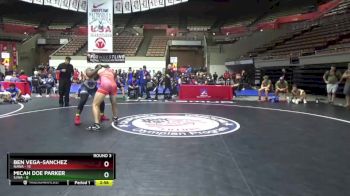 195 lbs Round 3 (16 Team) - Ben Vega-sanchez, NAWA vs Micah Doe Parker, SJWA