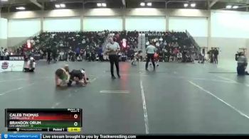 125 lbs Quarters & 1st Wb (16 Team) - Caleb Thomas, Campbellsville vs Brandon Orum, Life University