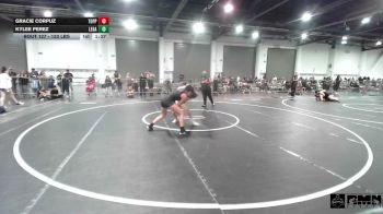 123 lbs Quarterfinal - Gracie Corpuz, Toppenish BadBoy vs Kylee Perez, Legacy WC