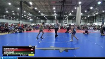 100 lbs Placement (4 Team) - Curtis Cubbage, BLACKHAWK WC vs Jack Miller, GREAT BRIDGE WRESTLING CLUB