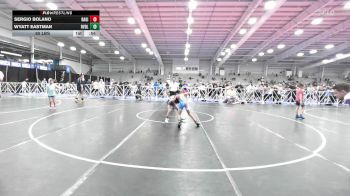 65 lbs Rr Rnd 3 - Sergio Bolano, Ragin Raisins Concord ES vs Wyatt Eastman, Revival Black