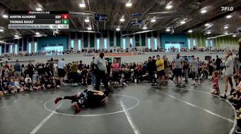 100 lbs Quarterfinals (8 Team) - Austin Alvarez, Florida Scorpions vs Thomas Bault, Buxton