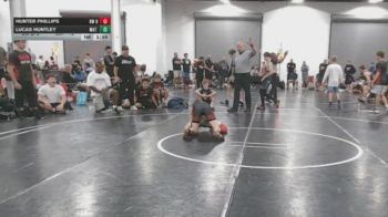 109 lbs Final - Hunter Phillips, BW Barn - BHSE vs Lucas Huntley, Mat Warriors Fire - BHSE