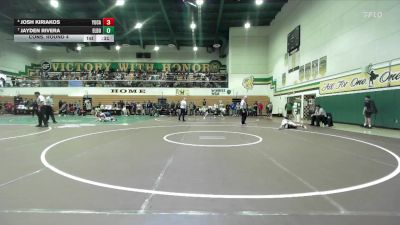 120 lbs Cons. Round 4 - Josh Kiriakos, Yucaipa vs Jayden Rivera, El Dorado