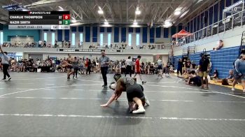 215 lbs Quarterfinal - Nazir Smith, Suwannee High vs Charlie Thompson, Bartram Trail