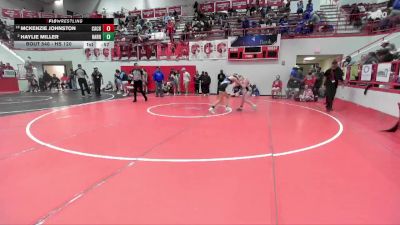 HS 120 lbs Cons. Round 2 - Haylie Miller, HARRAH vs Mckenzie Johnston, CACHE