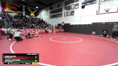 113 lbs Cons. Round 2 - Chris Reyes, Paramount vs Joshua Grajeda, Bell Gardens