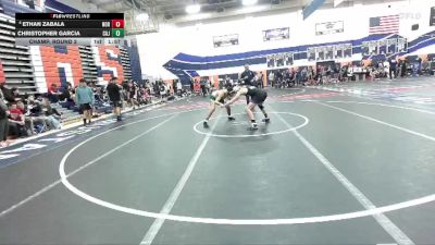 157 lbs Champ. Round 2 - Christopher Garcia, Cajon vs Ethan Zabala, Norco