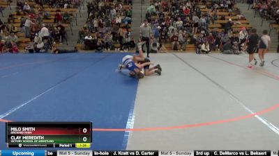 90 lbs Round 2 - Milo Smith, Orchard Farm vs Clay Meredith, Victory School Of Wrestling