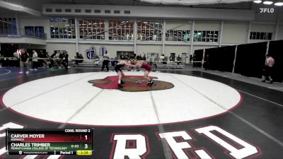 133 lbs Cons. Round 2 - Carver Moyer, Norwich vs Charles Trimber, Pennsylvania College Of Technology