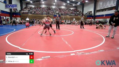 110 lbs Round Of 16 - Carter Randall, Keystone Wrestling Club vs Zachery Wise Jr, Mojo Grappling Academy