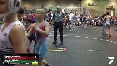 70 lbs Finals (8 Team) - Kayne Hunley, Ninja Killer vs Drake Donahue, Ares Red