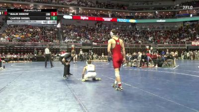 3A-126 lbs 3rd Place Match - Carter Siebel, Pleasant Valley vs Malik DeBow, Linn-Mar