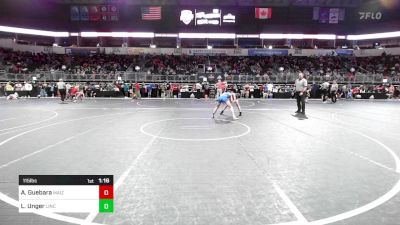 115 lbs Quarterfinal - Antonio Guebara, Maize vs Lincoln Unger, Lincoln Squires