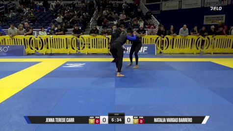Natalia Vargas Barrero vs Jenna Terese Carr 2025 Pan IBJJF Jiu-Jitsu No-Gi Championship