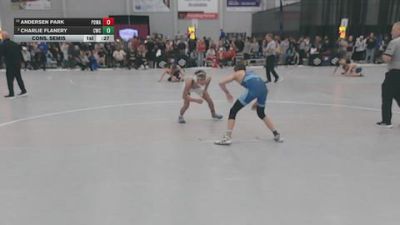 106 lbs Cons. Semis - Andersen Park, Poway vs Charlie Flanery, Cowboy Wrestling Club