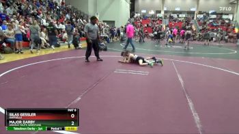 70 lbs Cons. Round 3 - Major Darby, Lincoln Youth Wrestling vs Silas Gessler, Hartselle