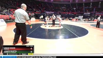 1A 152 lbs Champ. Round 1 - Joseph Gliatta, Elmhurst (IC Catholic) vs Logan Nance, Vandalia