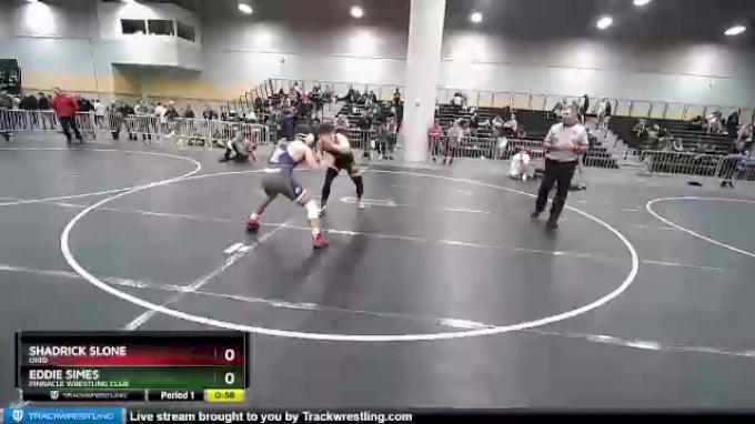 170 lbs Cons. Semi - Eddie Simes, Pinnacle Wrestling Club vs Shadrick ...