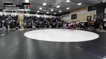 157 lbs Consi Of 8 #1 - Eli Himelstein, Greenwich vs Benjamin Carlson, Hall