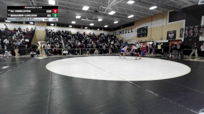 157 lbs Consi Of 8 #1 - Eli Himelstein, Greenwich vs Benjamin Carlson, Hall