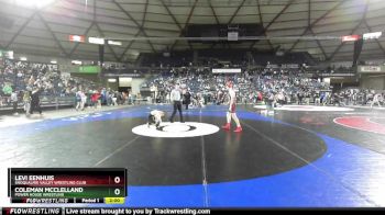 120 lbs Champ. Round 1 - Levi Eenhuis, Snoqualmie Valley Wrestling Club vs Coleman McClelland, Power House Wrestling
