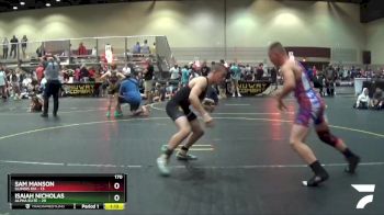 170 lbs Round 2 (4 Team) - Isaiah Nicholas, Alpha Elite vs Sam Manson, Illinois KIA