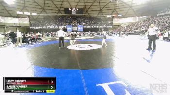 Girls 3A/4A 105 1st Place Match - Bailee Wagner, Sumner (Girls) vs Libby Roberts, University (Girls)
