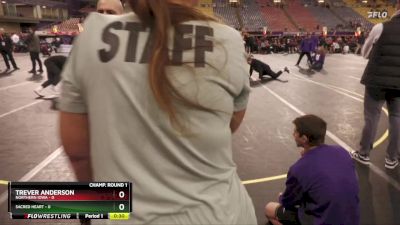 125 lbs Round 1 (16 Team) - Trever Anderson, Northern Iowa vs , Sacred Heart