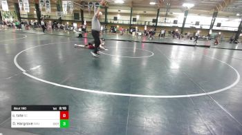 141 lbs Consi Of 16 #2 - Carter Tate, Spartan Combat RTC vs Dominic Hargrove, George Mason