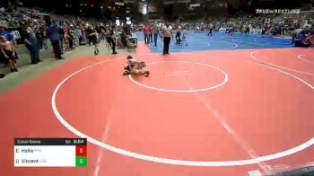 55 lbs Consolation - Elise Hollis, Ponca City Kids Wrestling vs Devyn Vincent, Lions Wrestling Academy