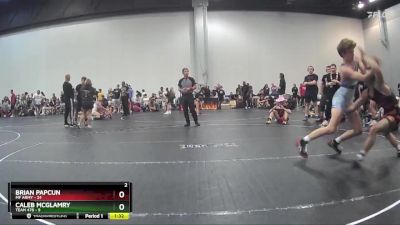 150 lbs Round 1 (6 Team) - Brian Papcun, MF Army vs Caleb McGlamry, Team 478