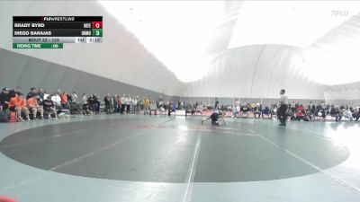 125 lbs Champ. Round 1 - Brady Byrd, Indiana Tech vs Diego Barajas, Unattached Maryville