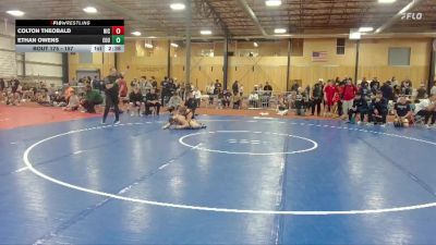 157 lbs Quarterfinal - Ethan Owens, Eastern Oregon University vs Colton Theobald, North Idaho College