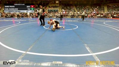 80 lbs Round Of 64 - Gabe Peace, Quest School Of Wrestling vs Cael Danielson, Texas Elite Wrestling Club