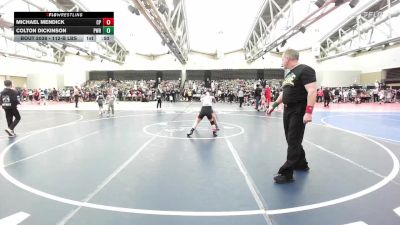 112-B lbs Semifinal - Michael Mendick, Colonial Pride vs Colton Dickinson, Pennridge K-8
