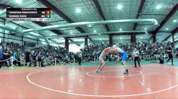 215 lbs Quarterfinal - Christian Kirkpatrick, Bishop Gorman HS vs Hudson Koch, Mcqueen