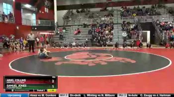 152 lbs Cons. Semi - Ariel Collins, Iowa City, City High vs Samuel Jones, Pleasant Valley