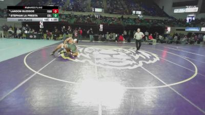 190 lbs 3rd Place - Landon Bledsoe, Fountain Inn vs Stephan La Presta, Colleton County