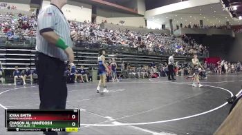 70 lbs Round 4 (6 Team) - Chason Al-Hanfoosh, Team Texas Blue vs Kyan Smith, Kansas Anaconda