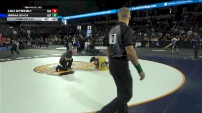 110 lbs Consi Of 8 #2 - Leila Witzerman, Peninsula (SS) vs Briana Ochoa, Alisal (CC)