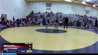 45 lbs Cons. Semi - Brielle Veach, Rhyno Academy Of Wrestling vs Lincoln Foudray, Indiana