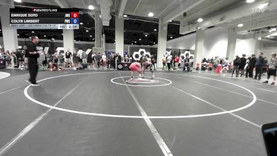 U20 Freestyle FS - 57 lbs Champ. Round 1 - Enrique Soto, Jefferson Wrestling Club vs Colyn Limbert, Pittsburgh Wrestling Club