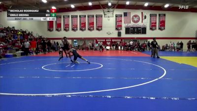 149 lbs Cons. Round 4 - Emilo Medina, Moorpark CCC vs Nicholas Rodriguez, Palomar College