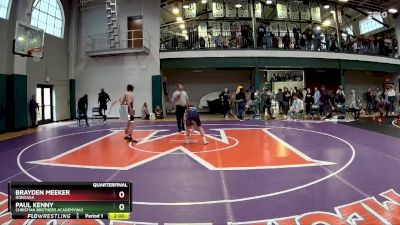 120 lbs Quarterfinal - Paul Kenny, Christian Brothers Academy(NJ) vs Brayden Meeker, Gonzaga